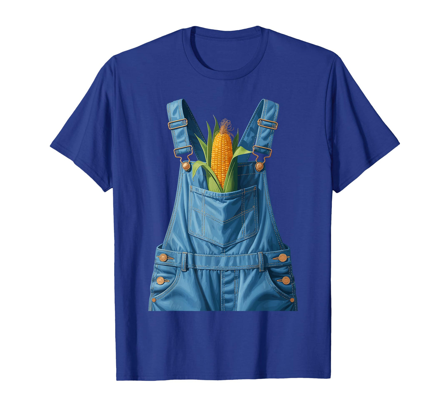 Halloween Overalls Corn Farm Costume Farmer Kids Men Women T-Shirt