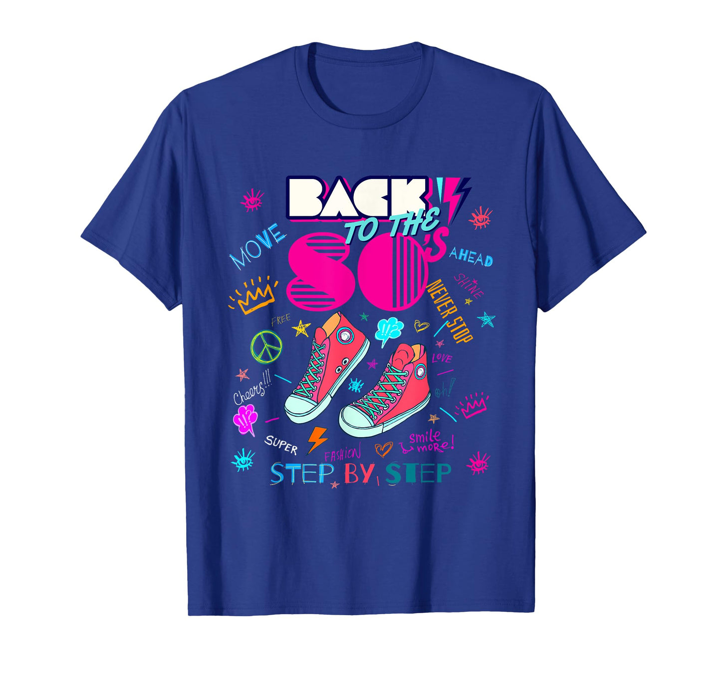 Back To 80's Tees Vintage Retro I Love 80's Graphic Design T-Shirt
