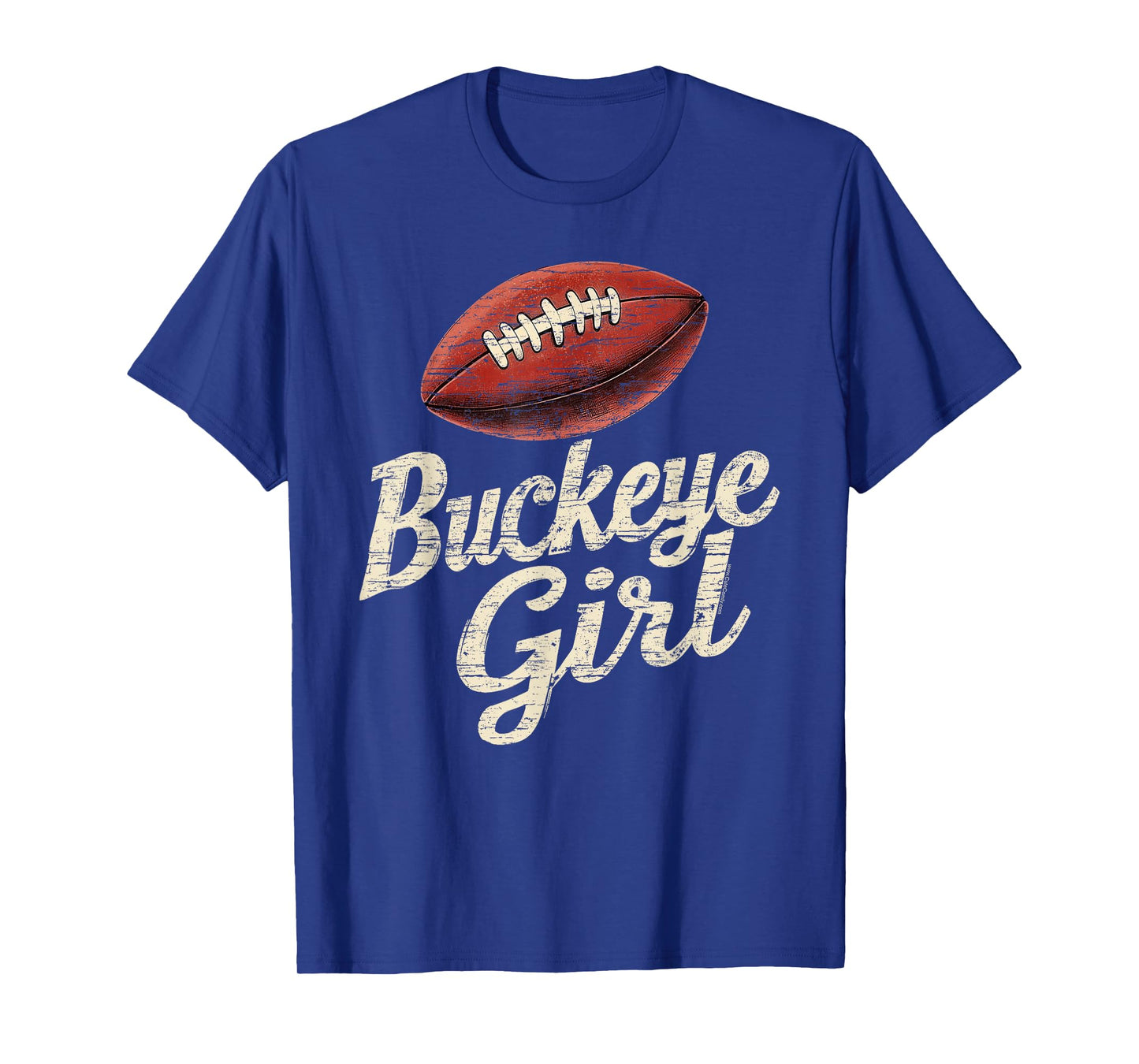 Buckeye Girl Vintage Sports Ohio Home State T-Shirt