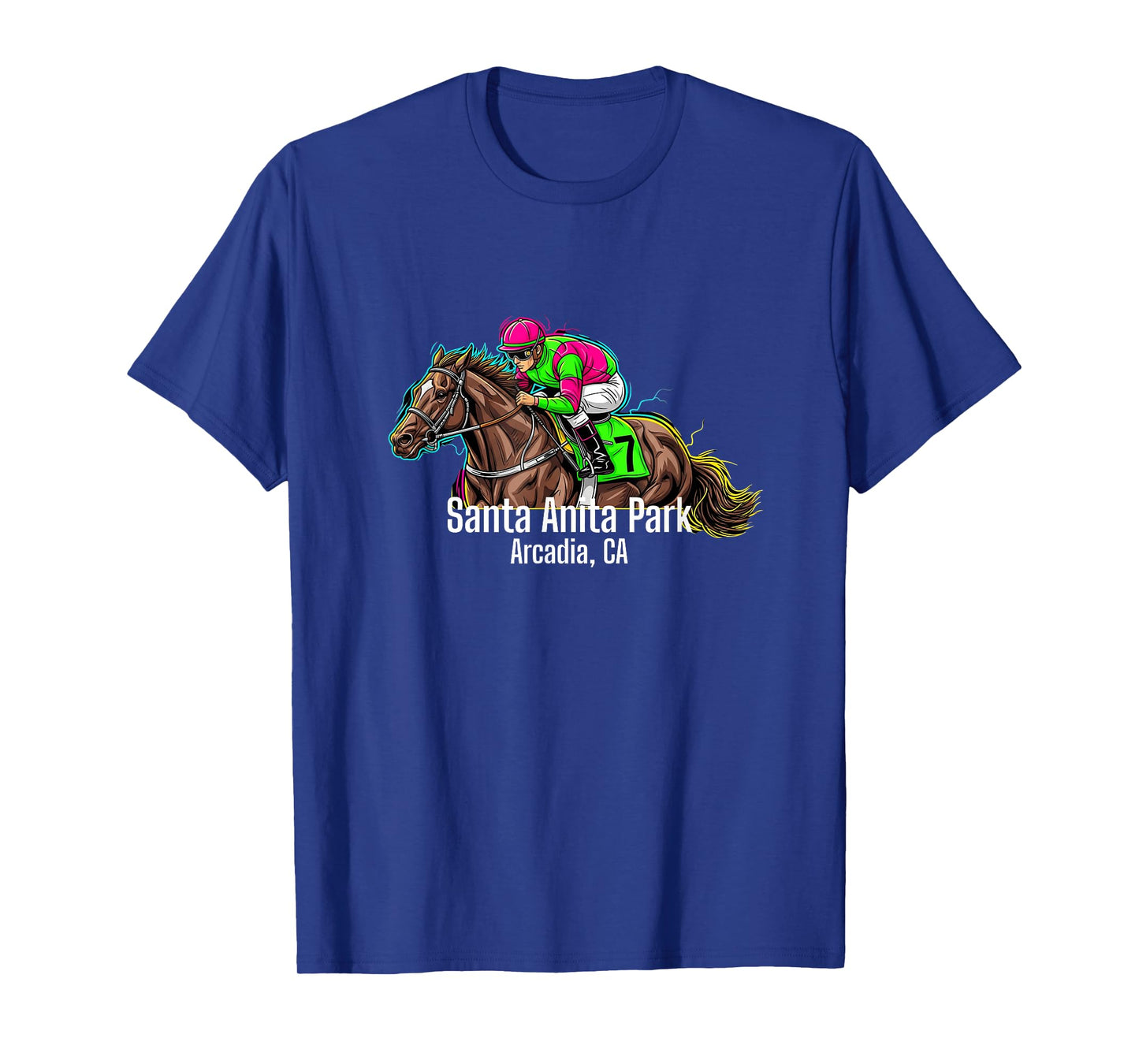 Santa Anita Park California Horse Racing Track Arcadia Race T-Shirt