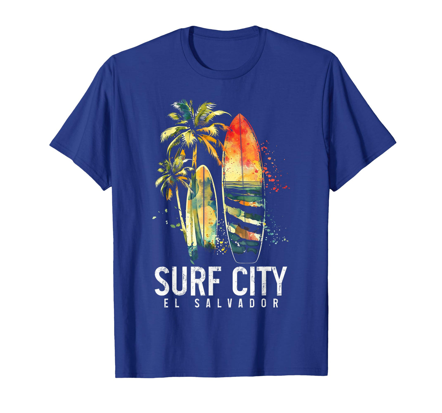 Surf City El Salvador Vintage Surfer T-Shirt