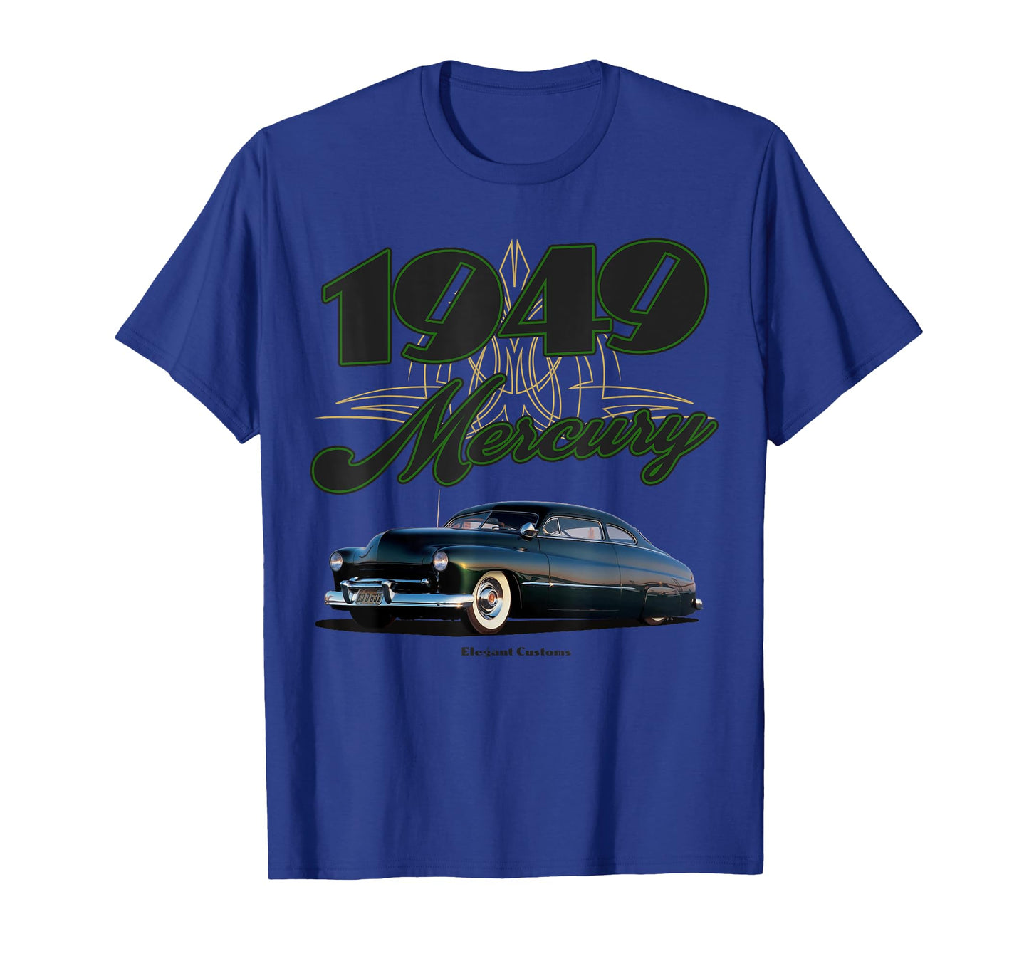 1949 Sam Barris Mercury 3.0 Lowrider Kustom Lead Sled HotRod T-Shirt