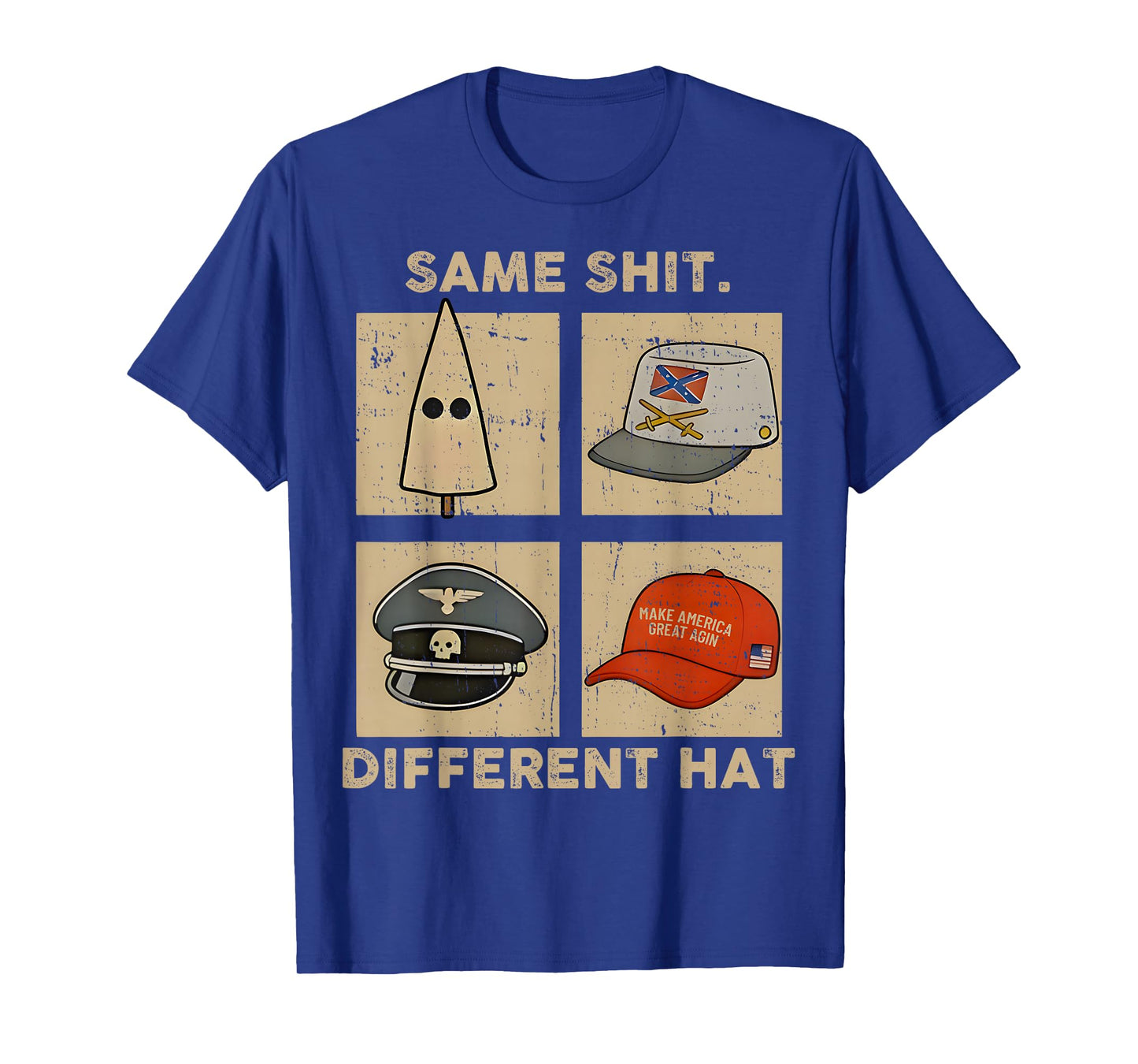 Same Shit Different Hat Retro Vintage Funny for Men Women T-Shirt