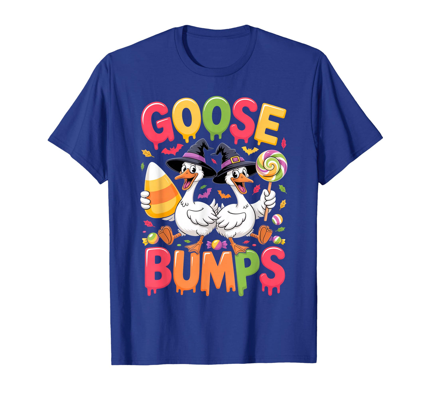 Goose Bumps Halloween Candy Chaos Outfit with Funny Geese T-Shirt