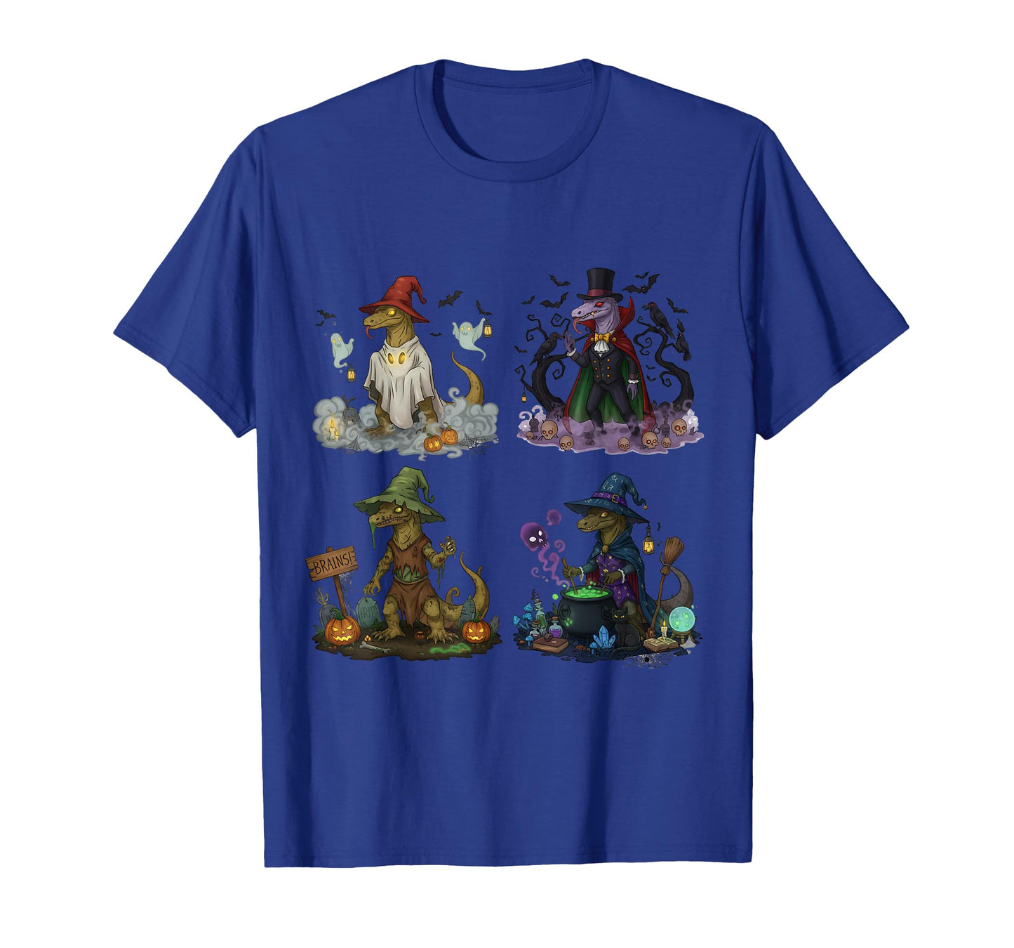 Komodo Spooky Vampire Witch Boo Zombie Cute Halloween Boys T-Shirt