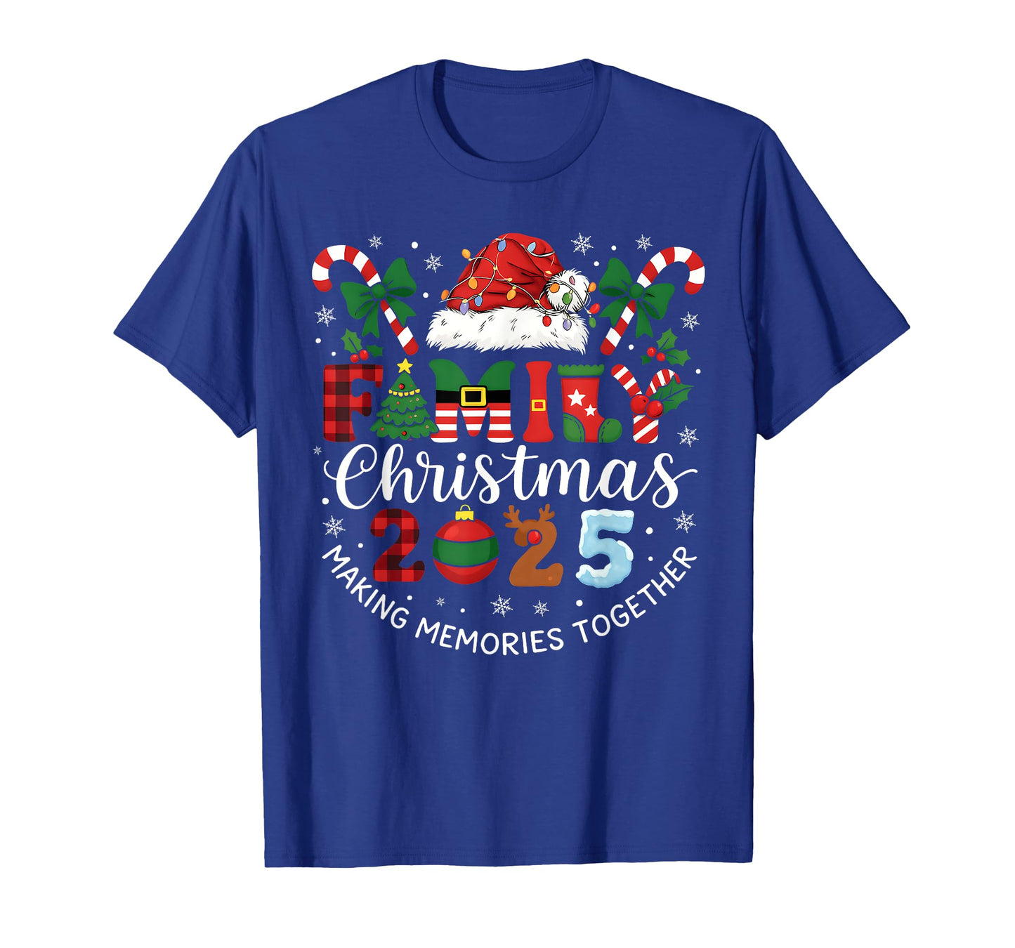 Family Christmas 2025 Matching Xmas Outfit Making Memories T-Shirt