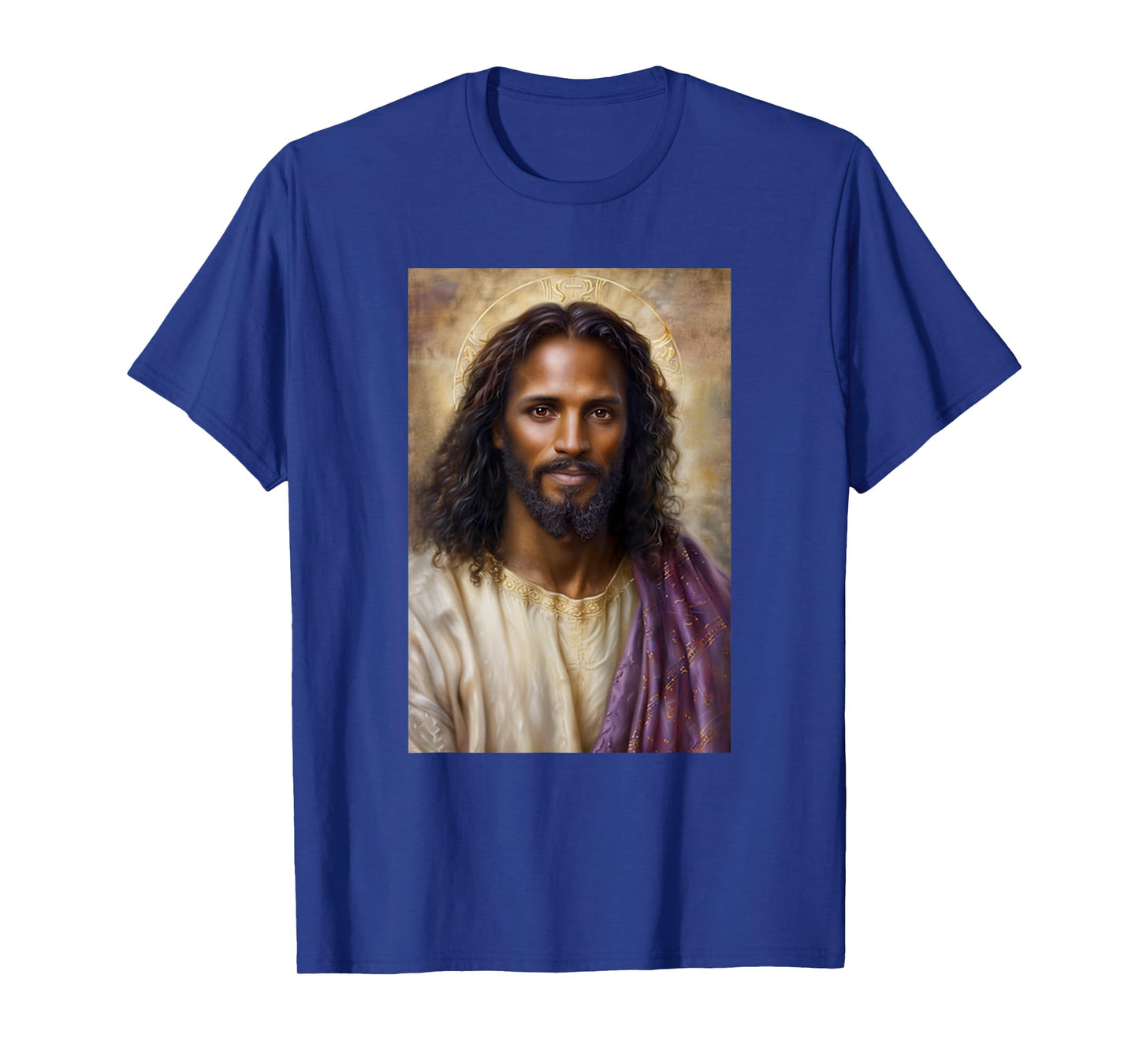 Vintage African American Black Jesus Christ Portrait God T-Shirt