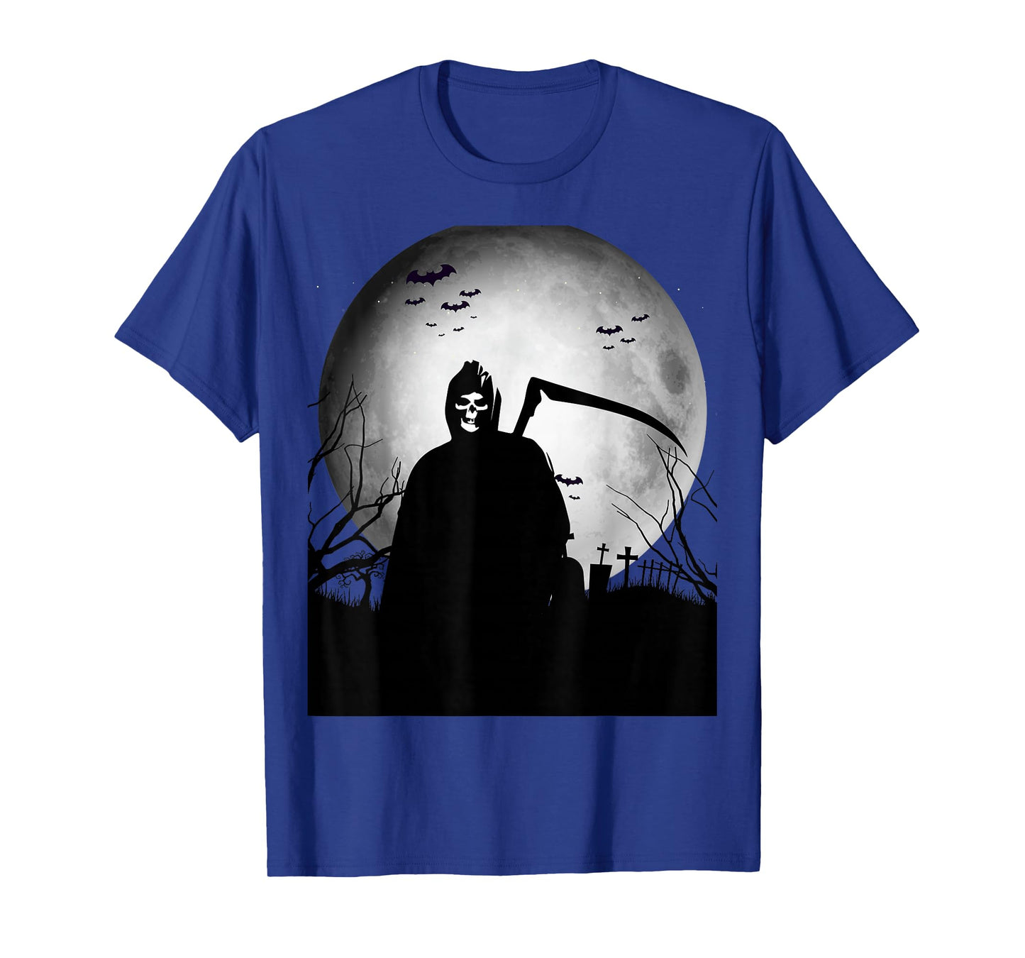 Halloween Grim Reaper T-Shirt | Scary Ghost Face Horror Tee T-Shirt