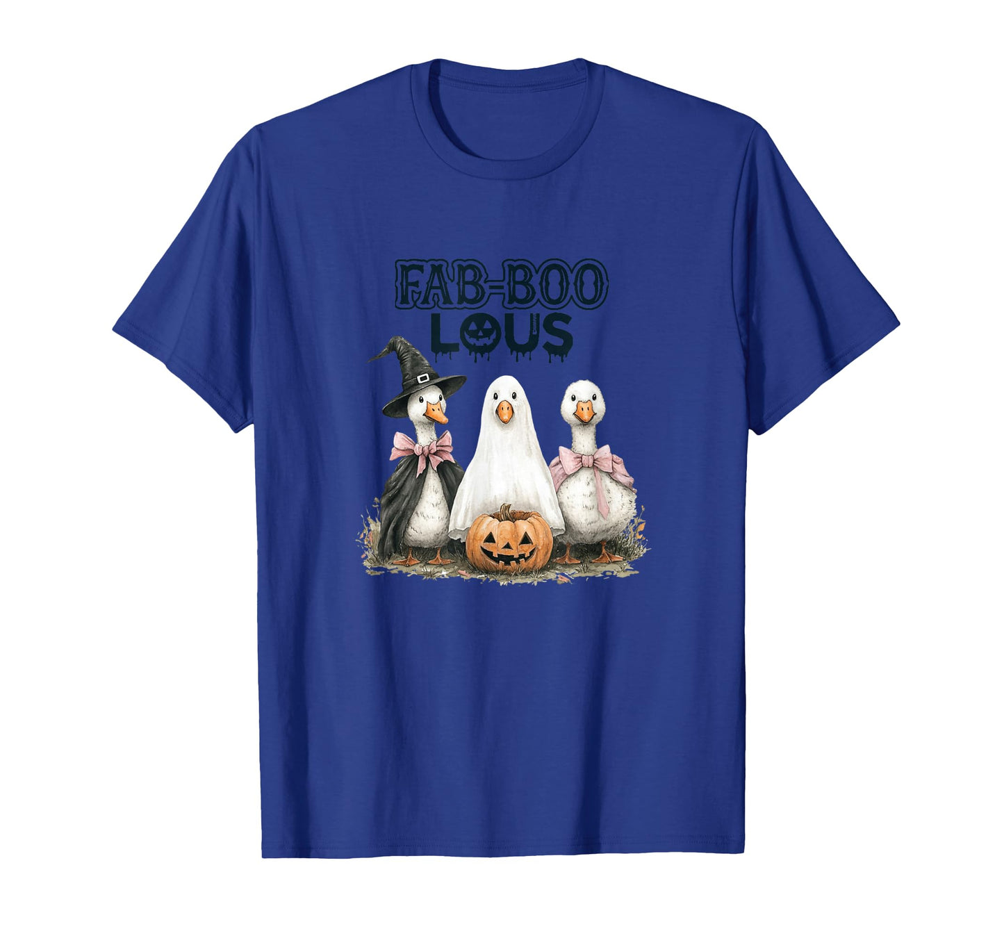 Funny Halloween Goose, Witch Ghost Cute Pet Costume T-Shirt