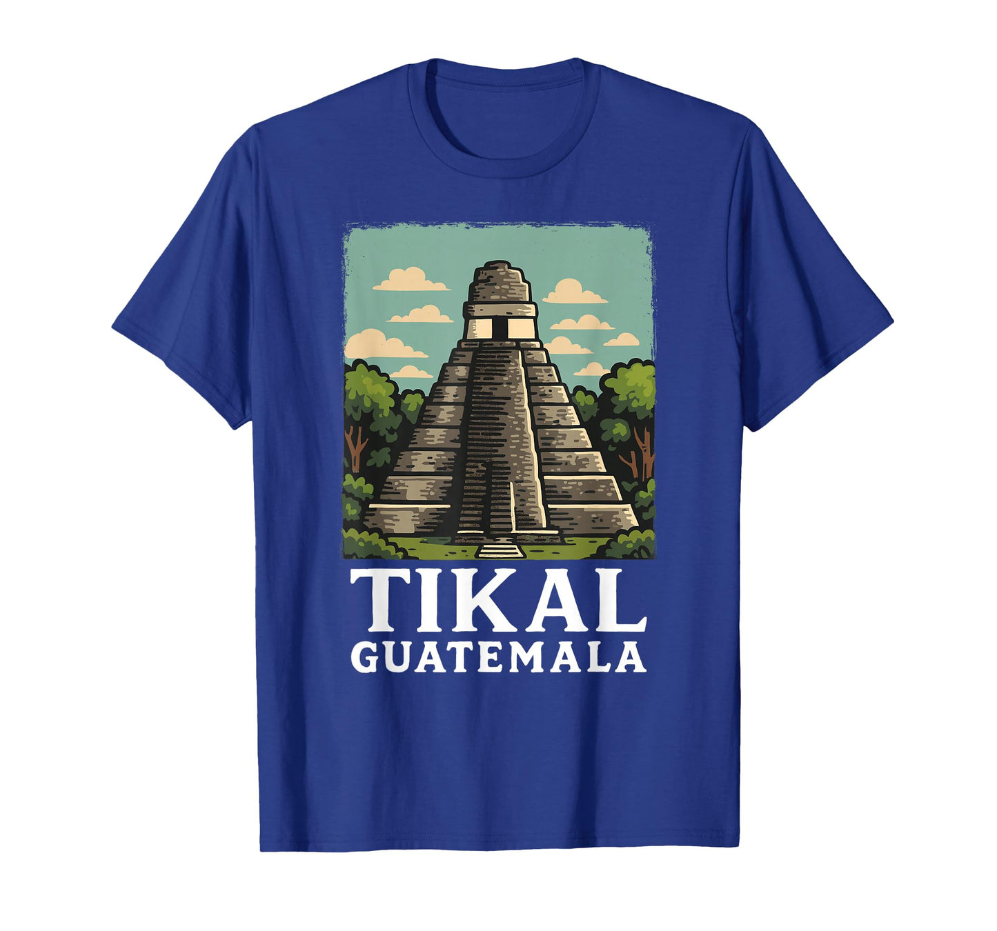 Guatemala Tikal Chapin Atitlan Maya Retro Guate Quetzal 502 T-Shirt
