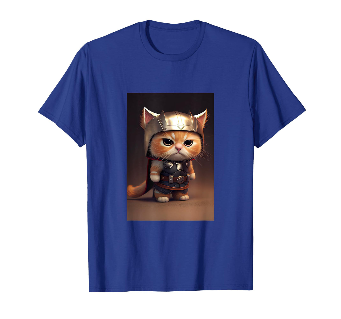 Cool Wild Super Hero Cat Outfit Illustration Graphic Designs T-Shirt