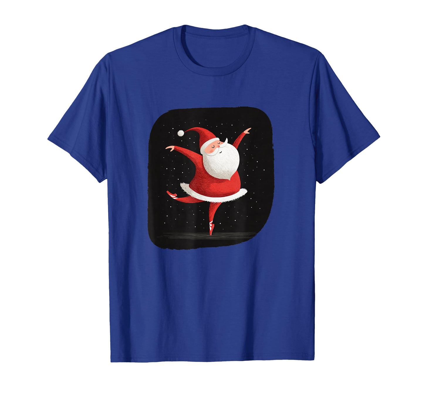 Nice Dancer Santa Claus Look in Tutu T-Shirt