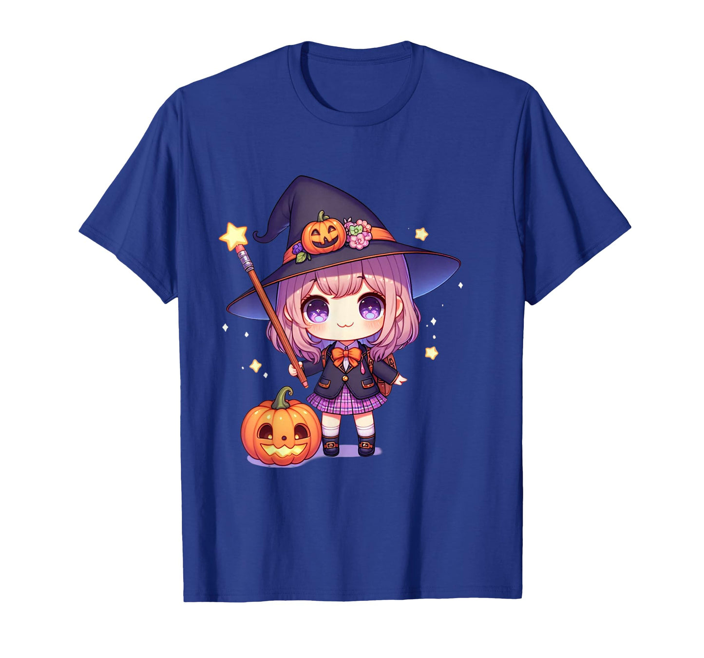 Cute Kawaii Halloween Witch Girl T-Shirt T-Shirt