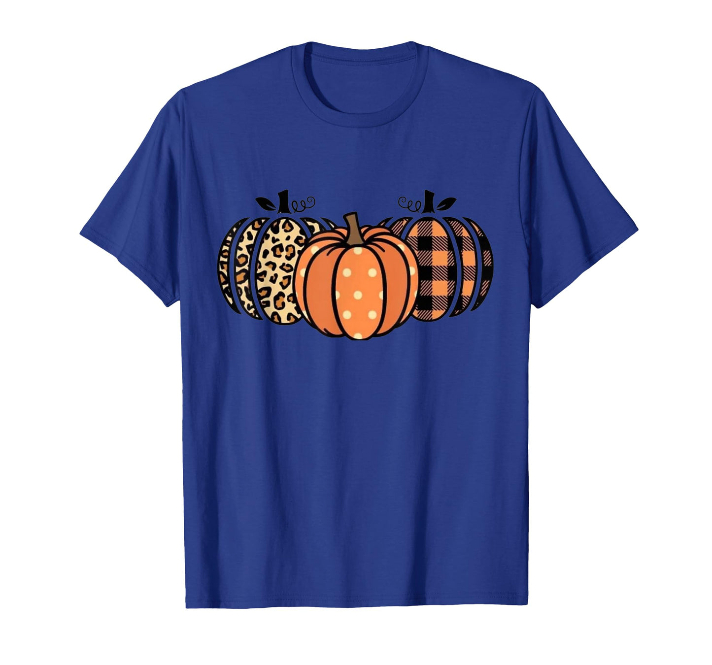 Vintage Retro Designer Pumpkins Fall Halloween T-Shirt
