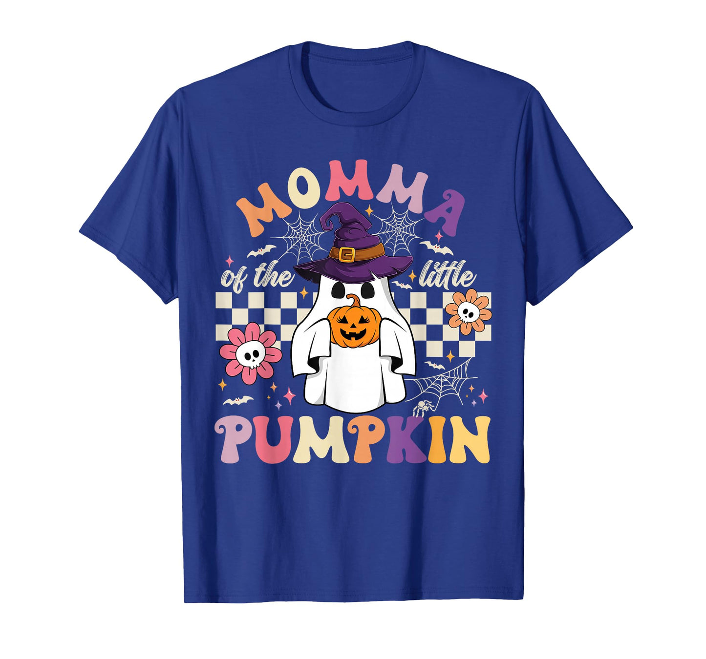Momma of The Little Pumpkin Halloween Spooky Ghost T-Shirt