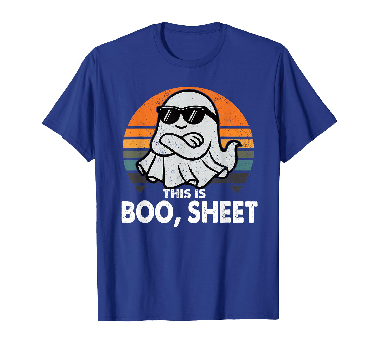 This is Boo Sheet Ghost Retro Halloween Costume Men Women T-Shirt
