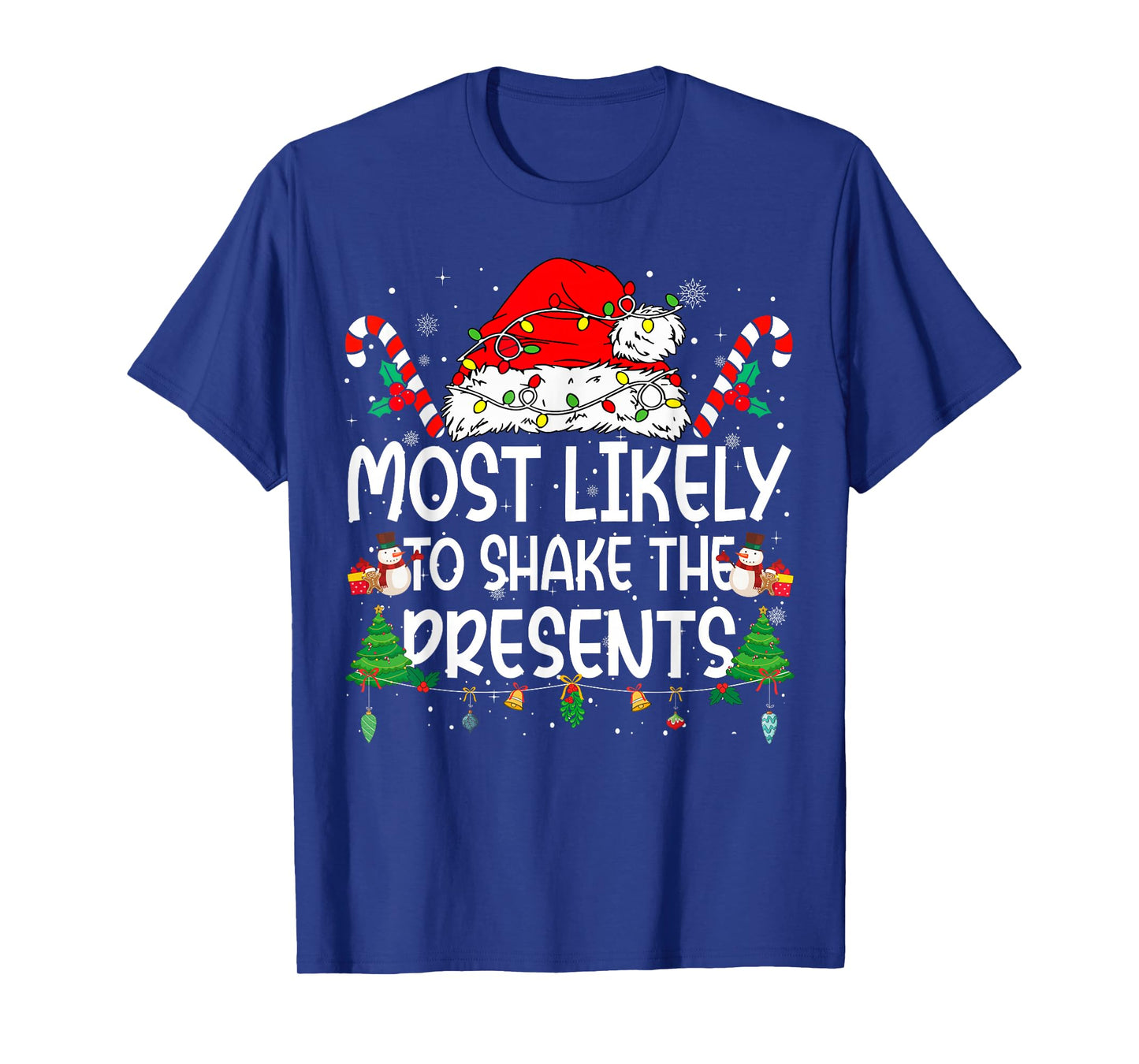 Family Matching Xmas Most Likely to Shake The Presents T-Shirt
