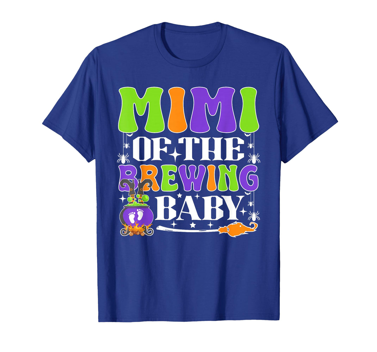 Mimi of The Brewing Baby Halloween Witch Baby Shower T-Shirt