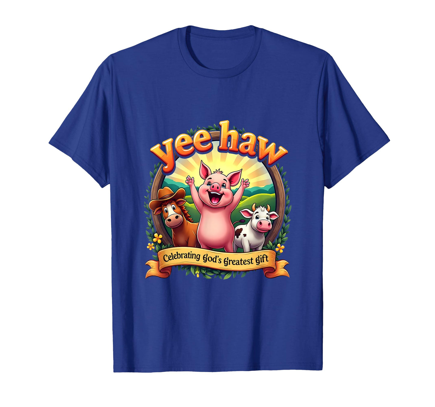 Yee Haw Youth VBS 2025 Celebrating Greatest Camp T-Shirt