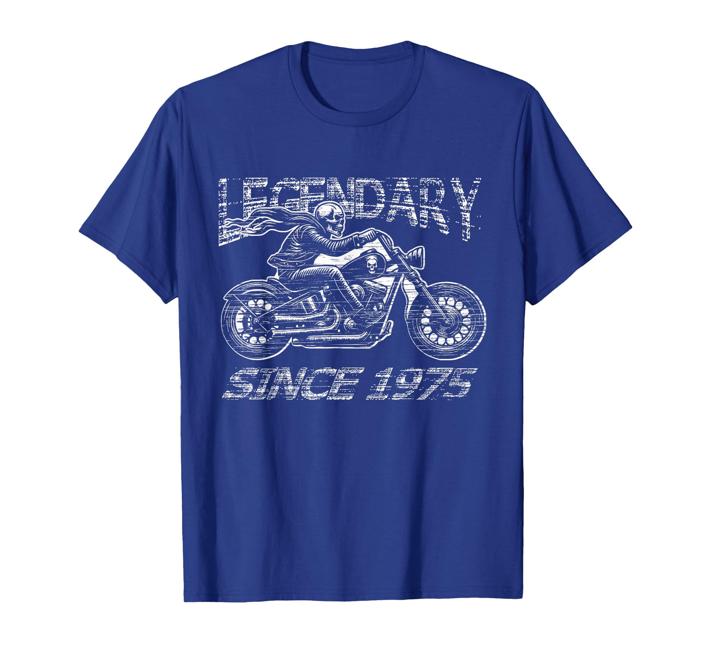 Legendary 50th Birthday Biker Motorcycle Gift 1975 T-Shirt