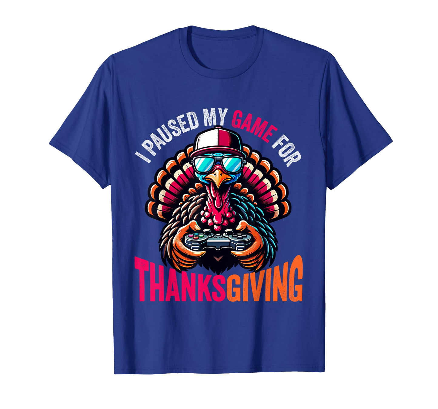 Gamer Thanksgiving Shirt Boys Kids Videogame Gaming Turkey T-Shirt