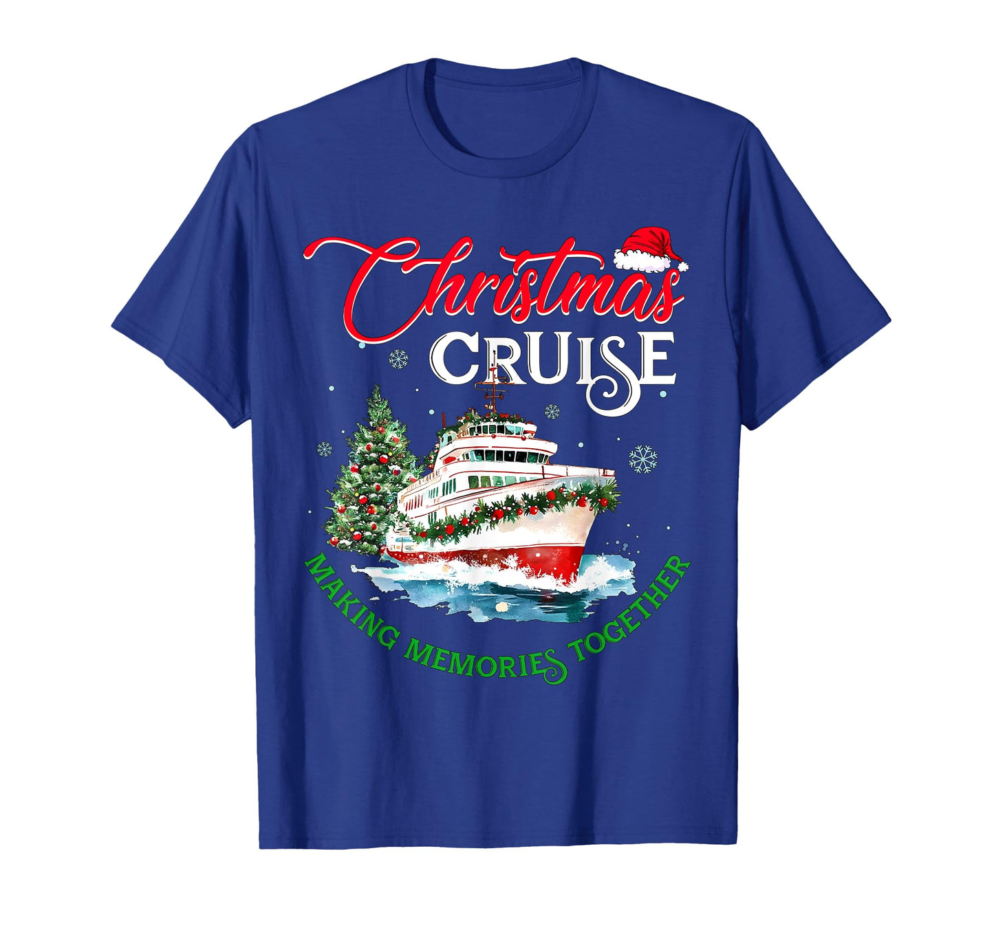 Christmas Cruise Squad Making Memories Together Family Trip T-Shirt