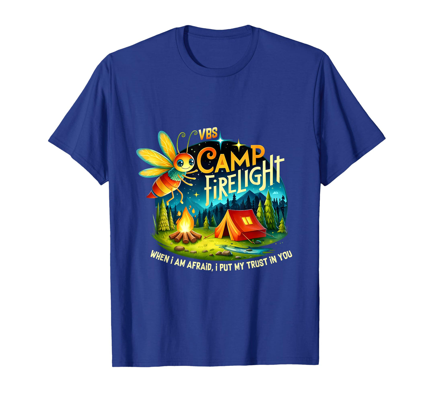 VBS Camp Firework 2024 Camp Firelight Vacation Bible School T-Shirt