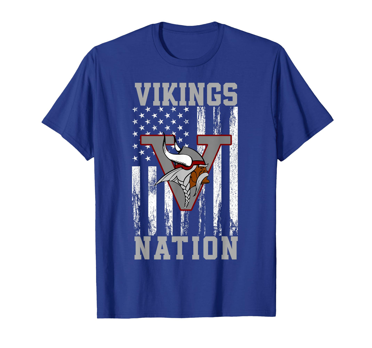 Raines Vikings Logo Nation HS T-Shirt
