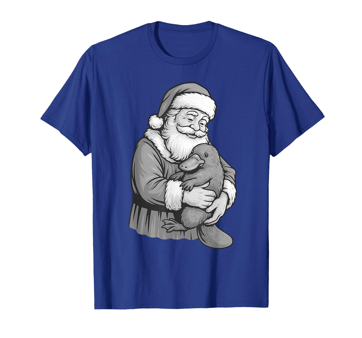 Platypus Santa Claus Christmas Animal Lover T-Shirt