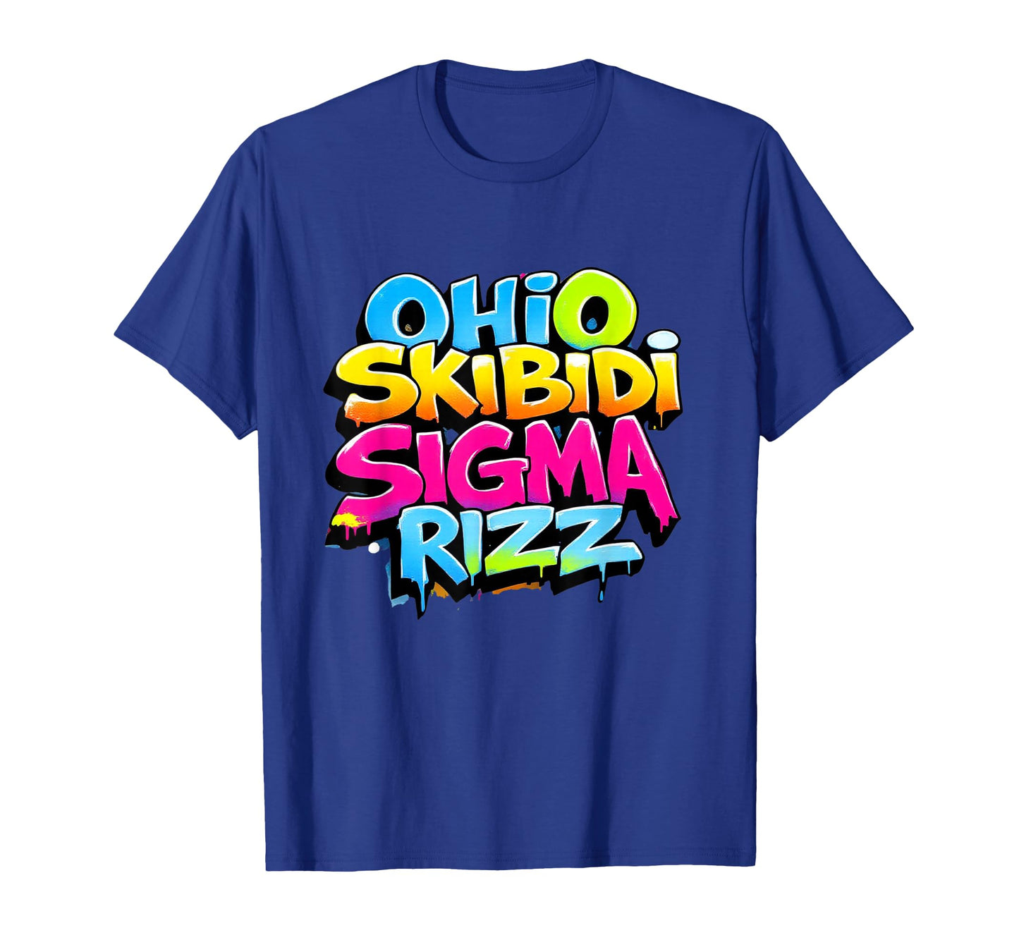 Skibidi Rizz Ohio Sigma Funny Rizzler Gift Graffiti T-Shirt