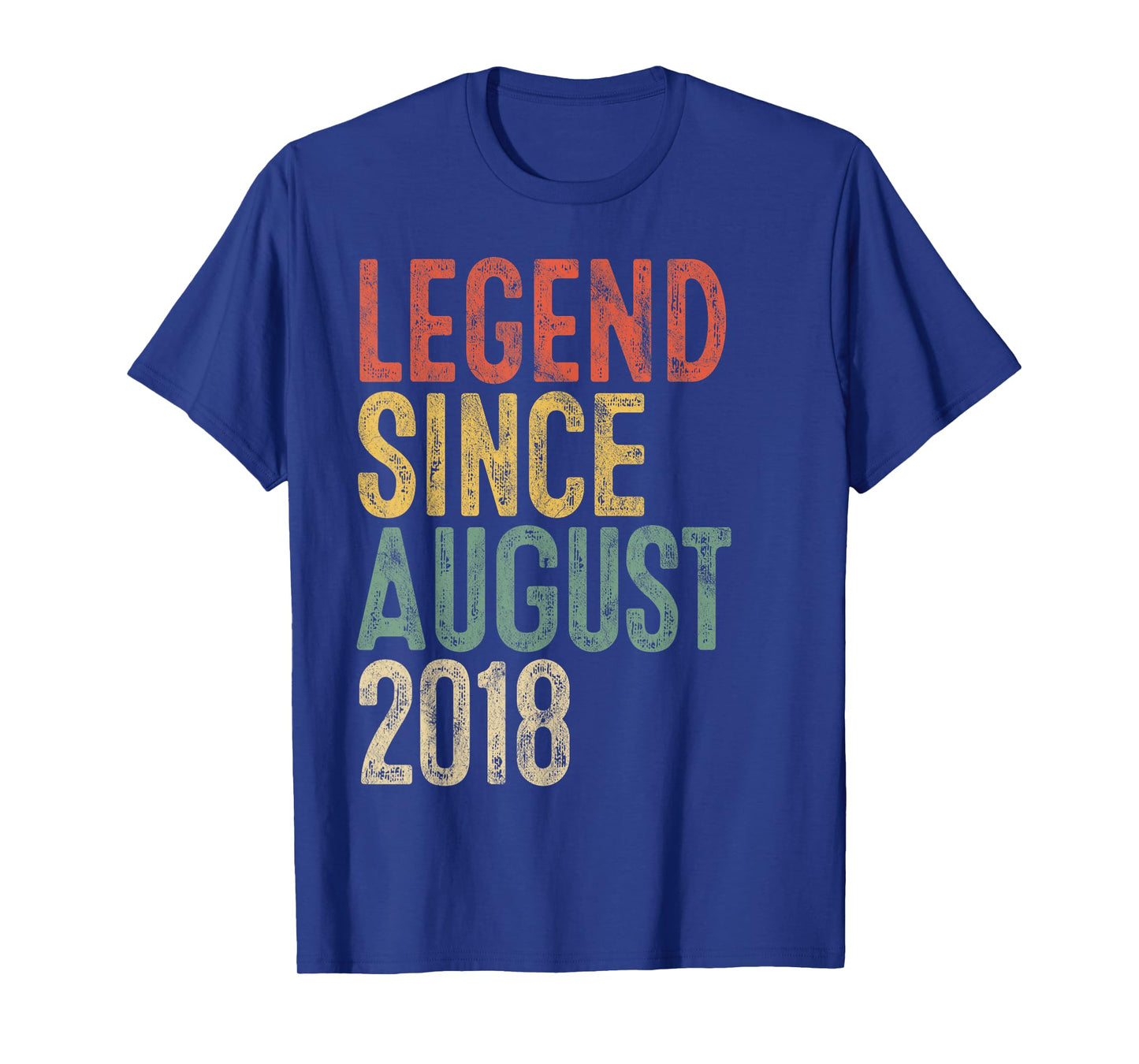 Legend 2018 7th Birthday Gifts for Boy Girl 7 Year Old T-Shirt