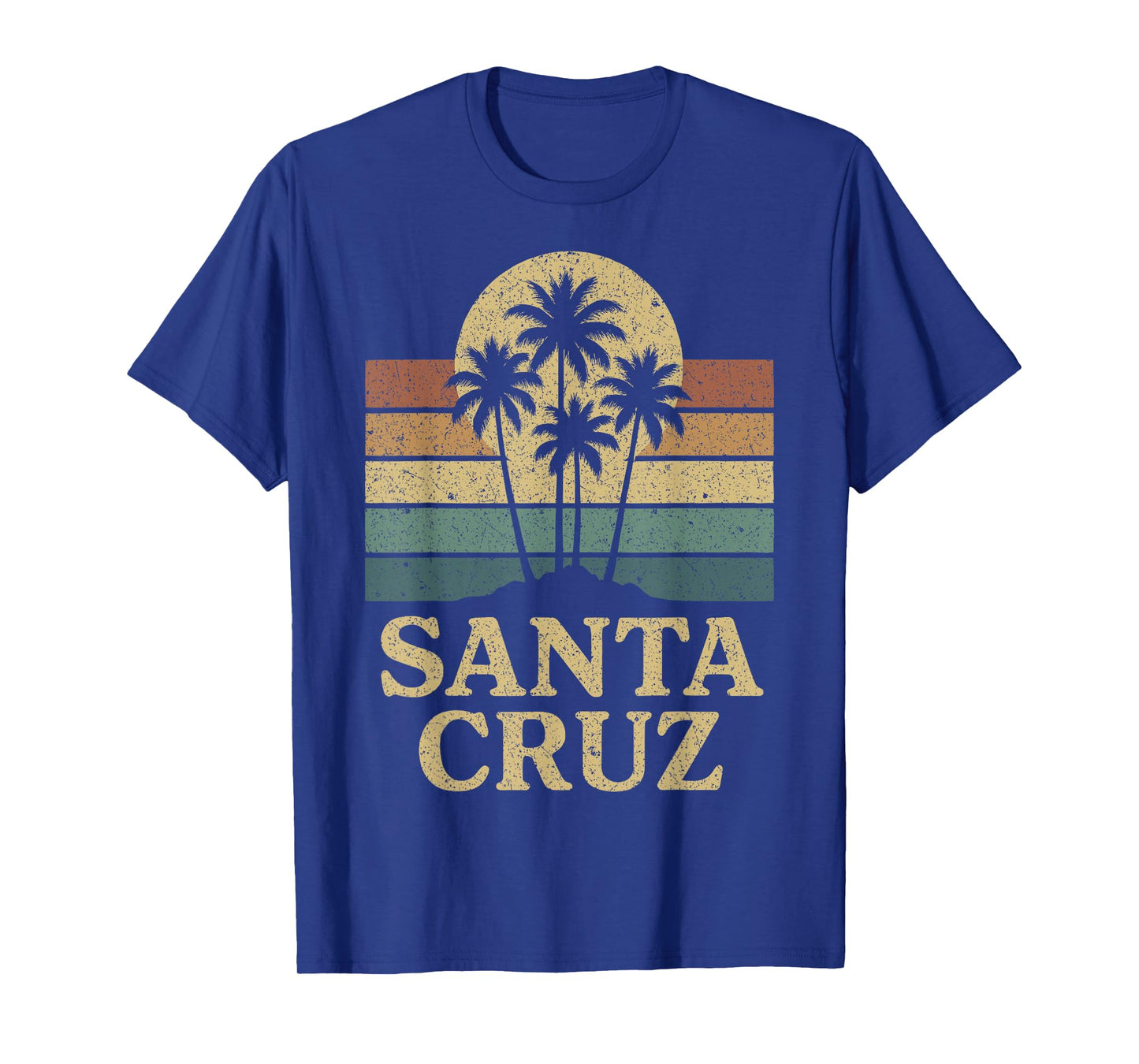 Santa Cruz CA California Retro 70s 80s 90s Surfer T-Shirt