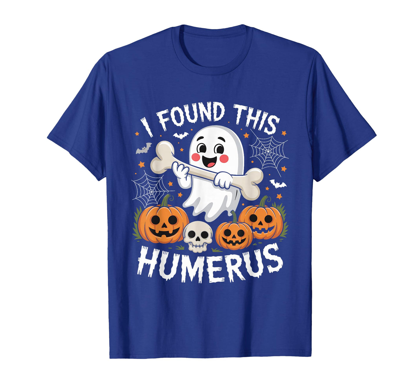 I Found This Humerus Nurse Halloween Ghost T-Shirt