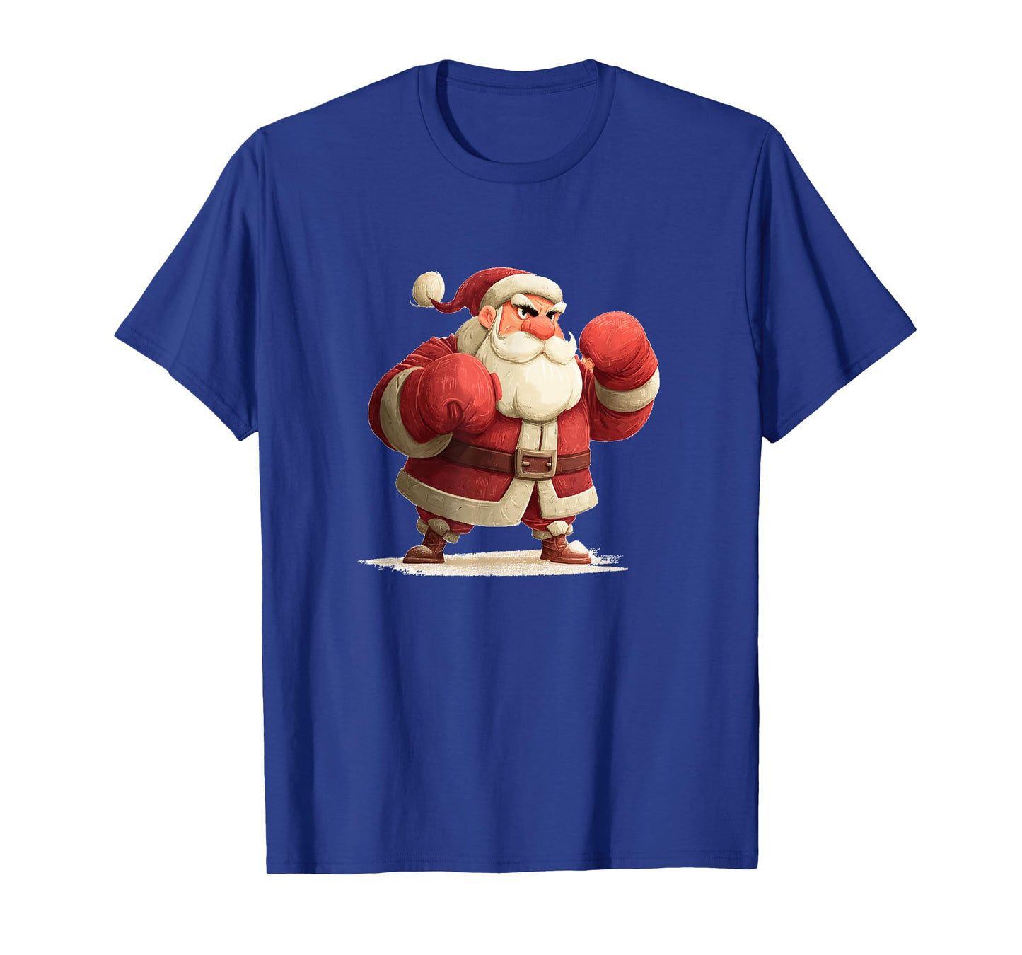 Funny Boxing Santa Claus Costume for Boys and Girls T-Shirt