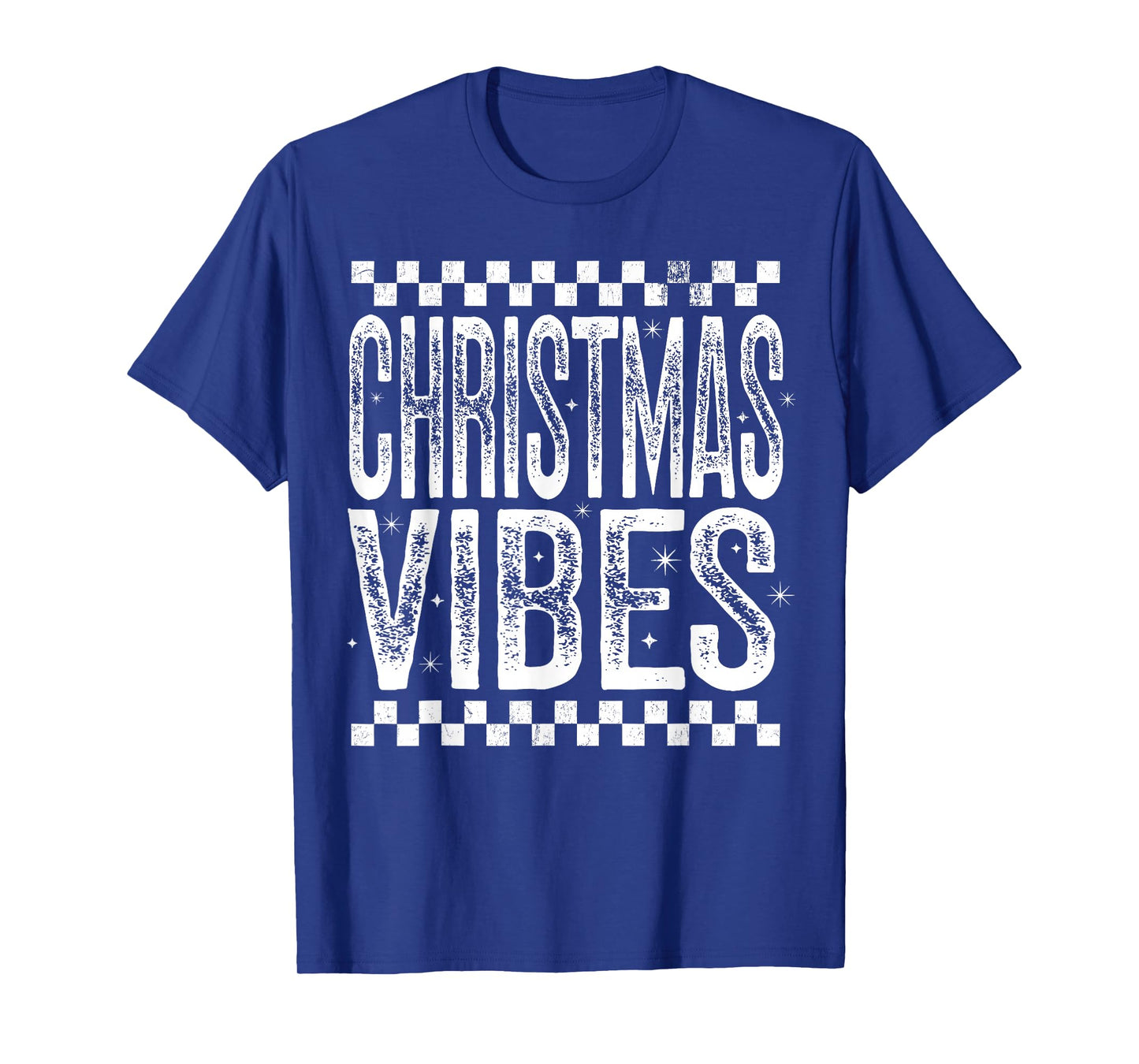 Christmas Vibes Xmas Family Matching Pajamas Holiday Vintage T-Shirt