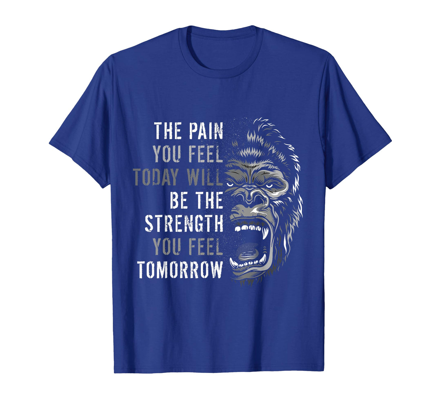 Motivation Workout And Gym Quotes Gorilla Mindset Training T-Shirt