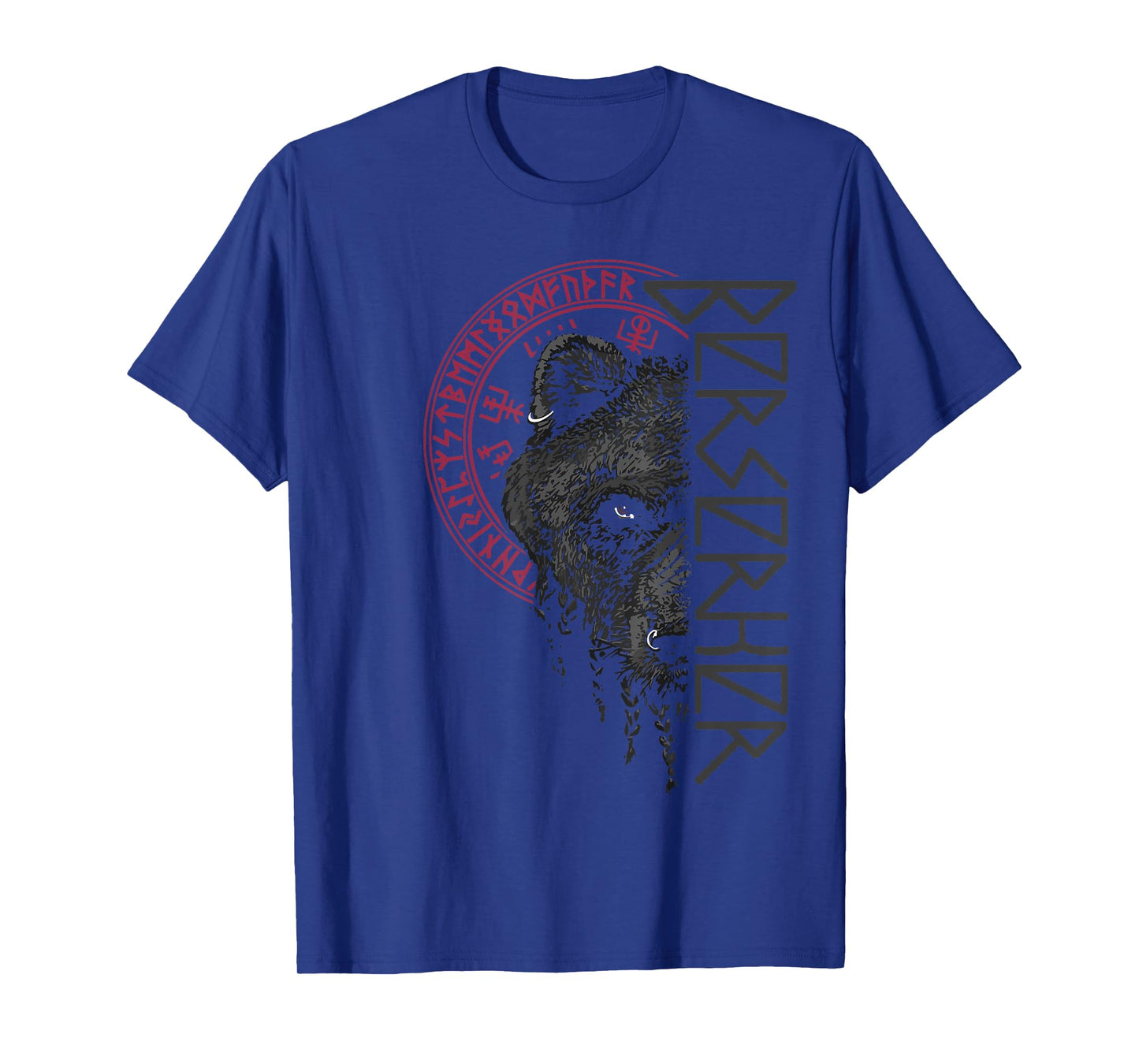 Berserk Bear Warrior Odin Runes Norse Compass Viking T-Shirt