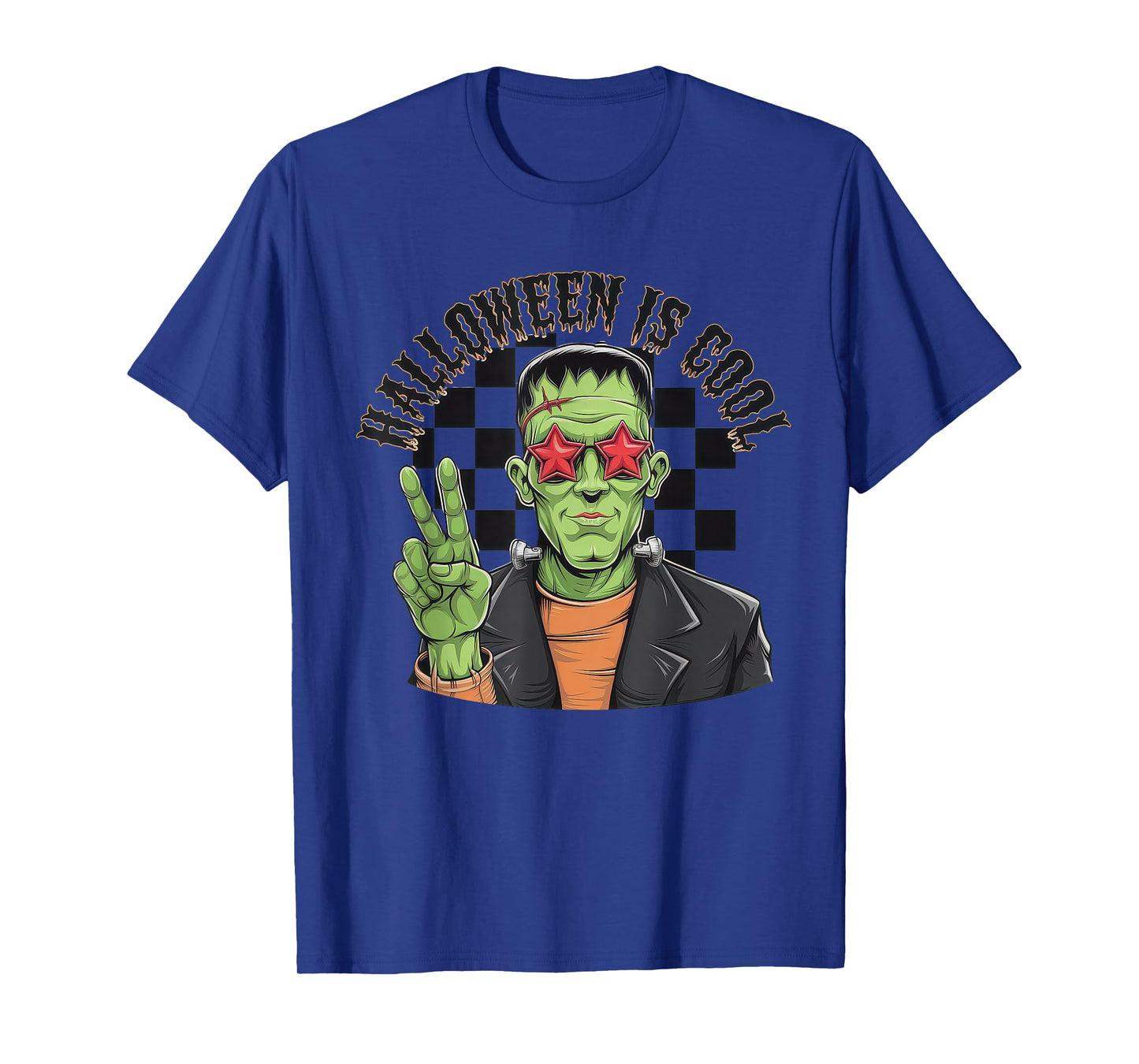 Halloween is Cool Tshirt Women Men Frankenstein Monster T-Shirt