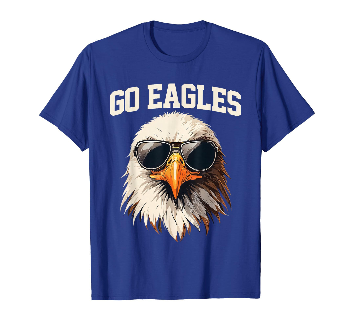 Go Eagle Flying Bird Cool Face Eagle With Sunglasses T-Shirt