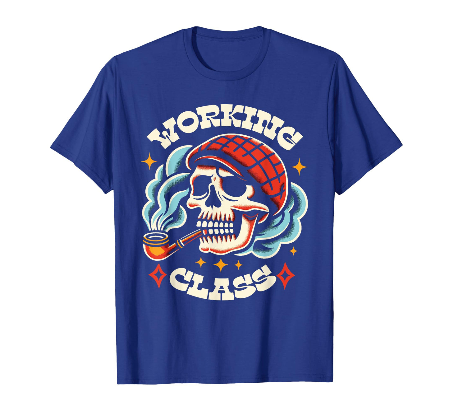 Working Class Skull Traditional Tattoo Artist Inked T-Shirt