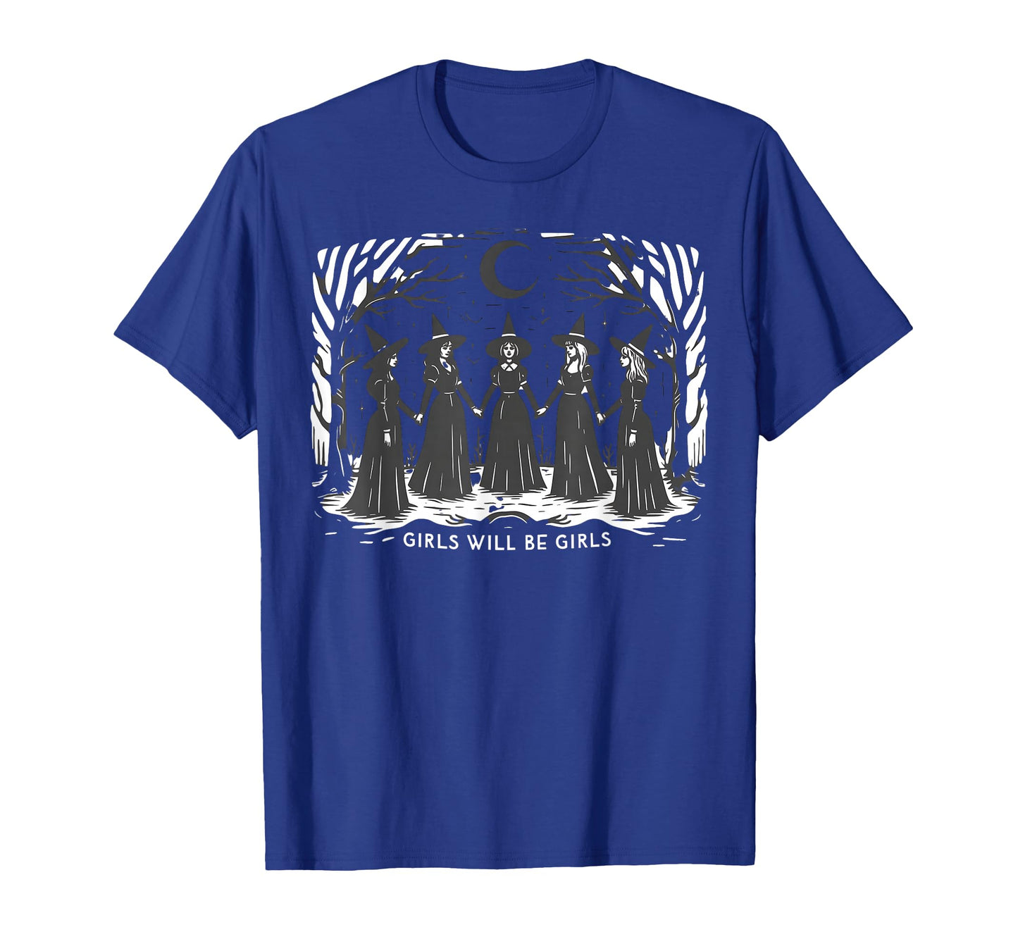 Vintage Girls Will Be Girls Witch Tshirt T-Shirt