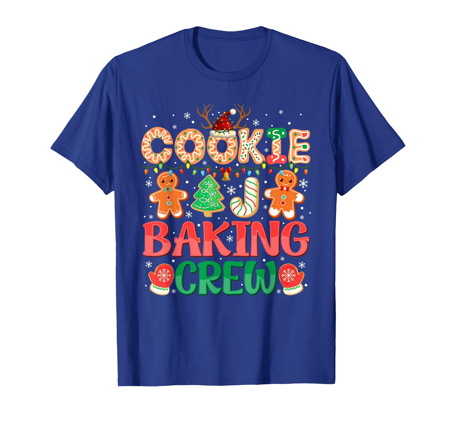 Christmas Cookie Baking Crew Family Baking Team Funny Xmas T-Shirt