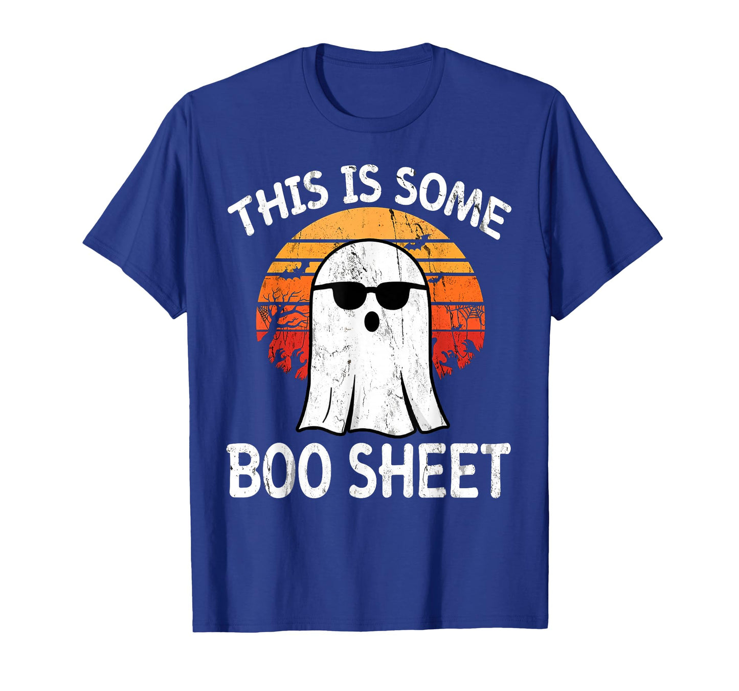 This is Some Boo Sheet Funny Halloween Costume Retro Ghost T-Shirt