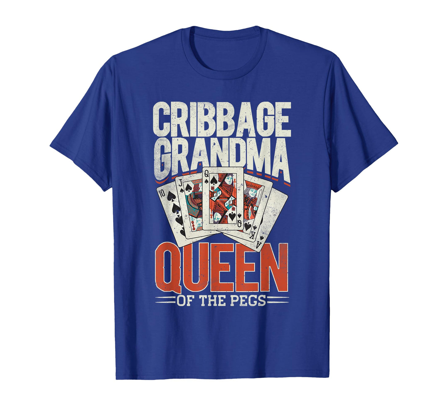 Cribbage Board Game Grandma Granny Queen Cribbage Player T-Shirt