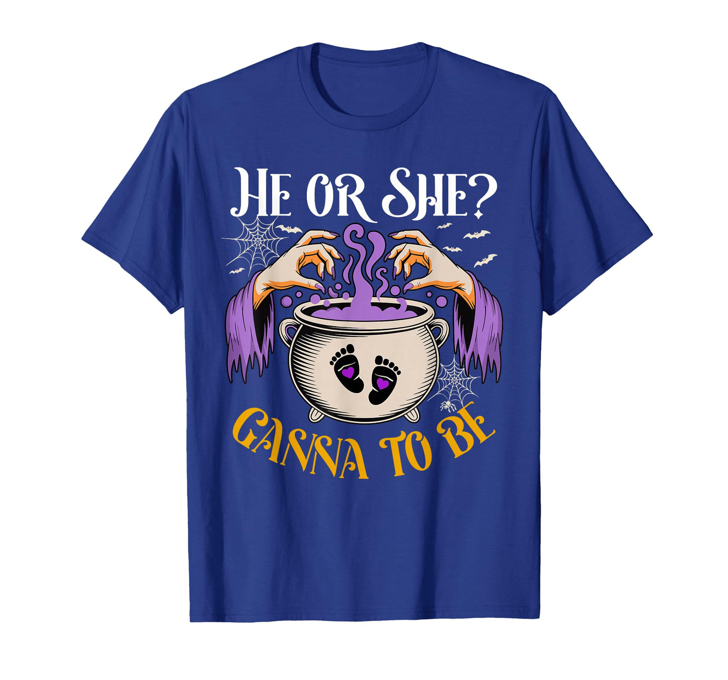 He Or She Ganna to Be Baby Reveal Halloween Costume T-Shirt