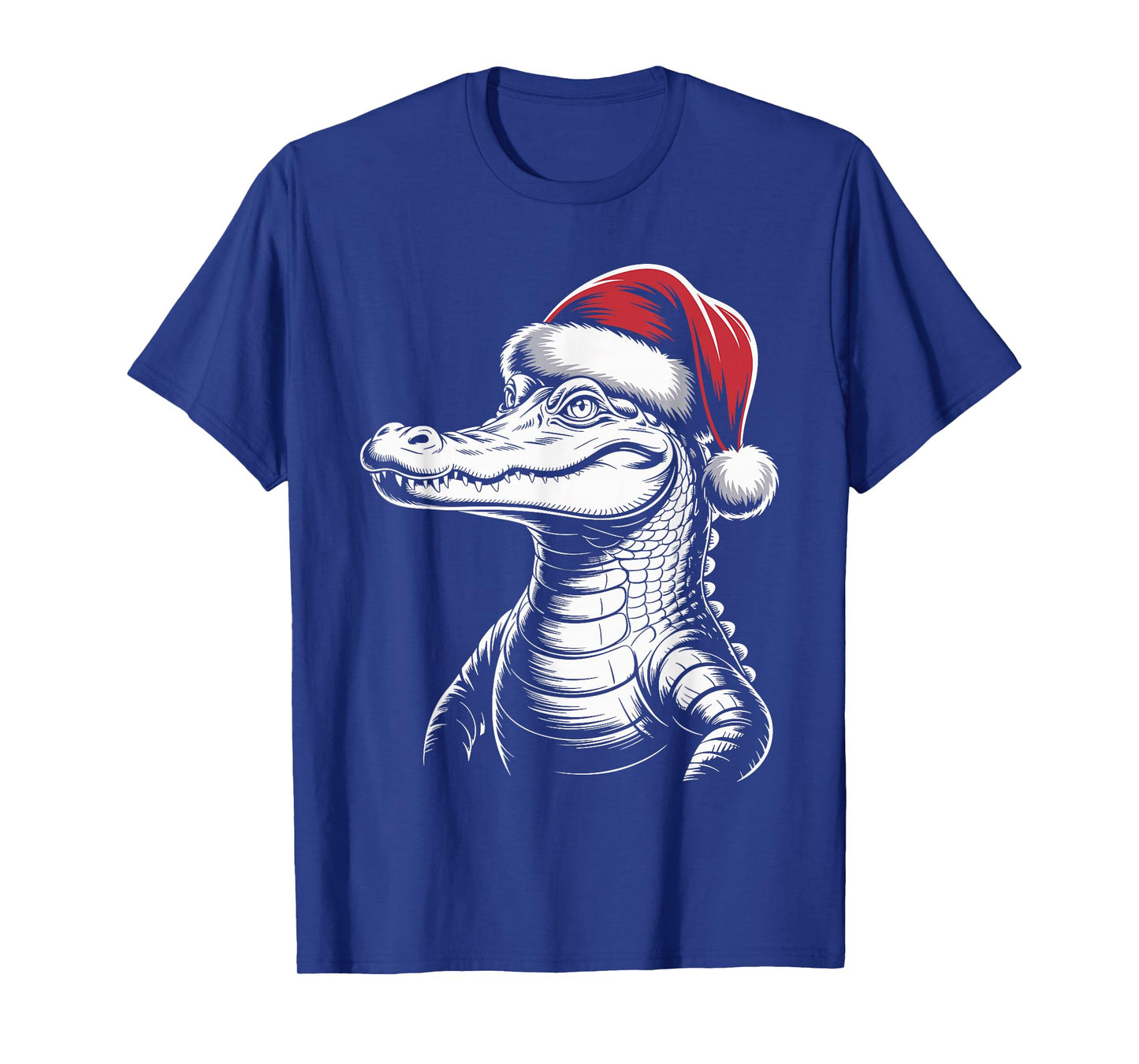 Alligator Santa Hat Christmas Crocodile Xmas T-Shirt