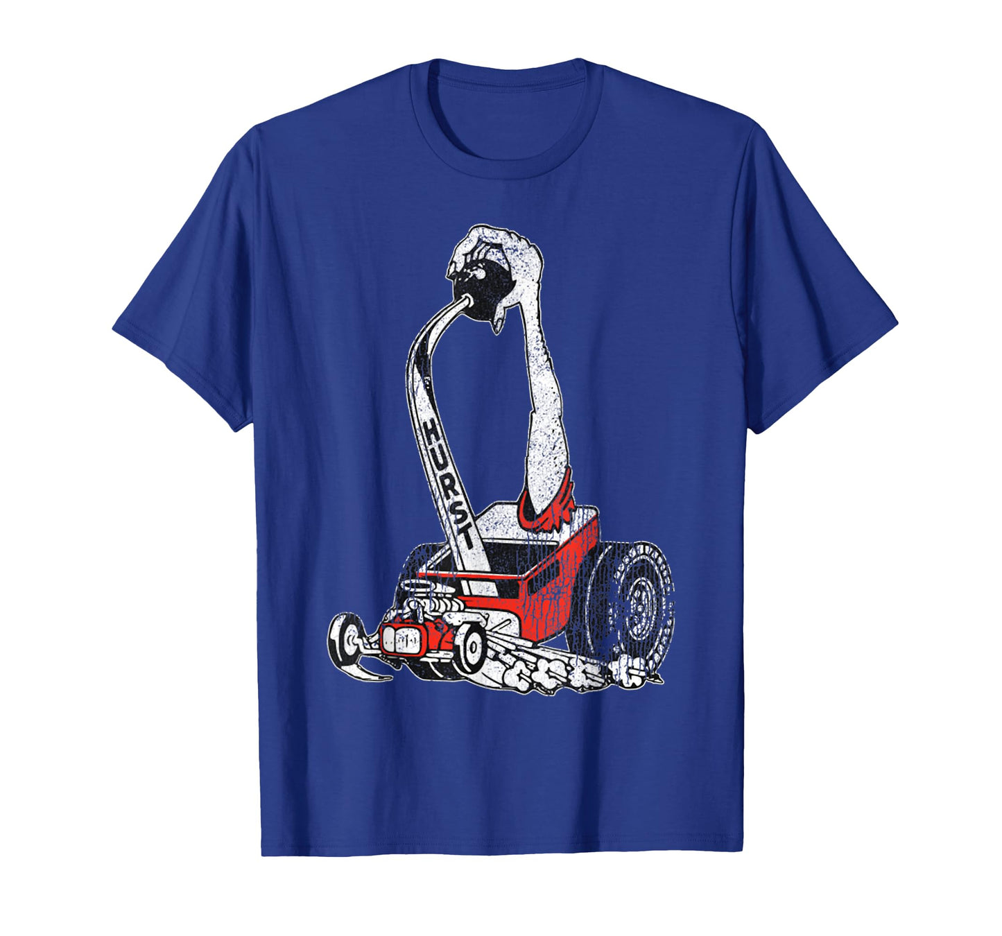 Retro Car Vintage Hurst Racer Meme Hand Engine Funny T-Shirt