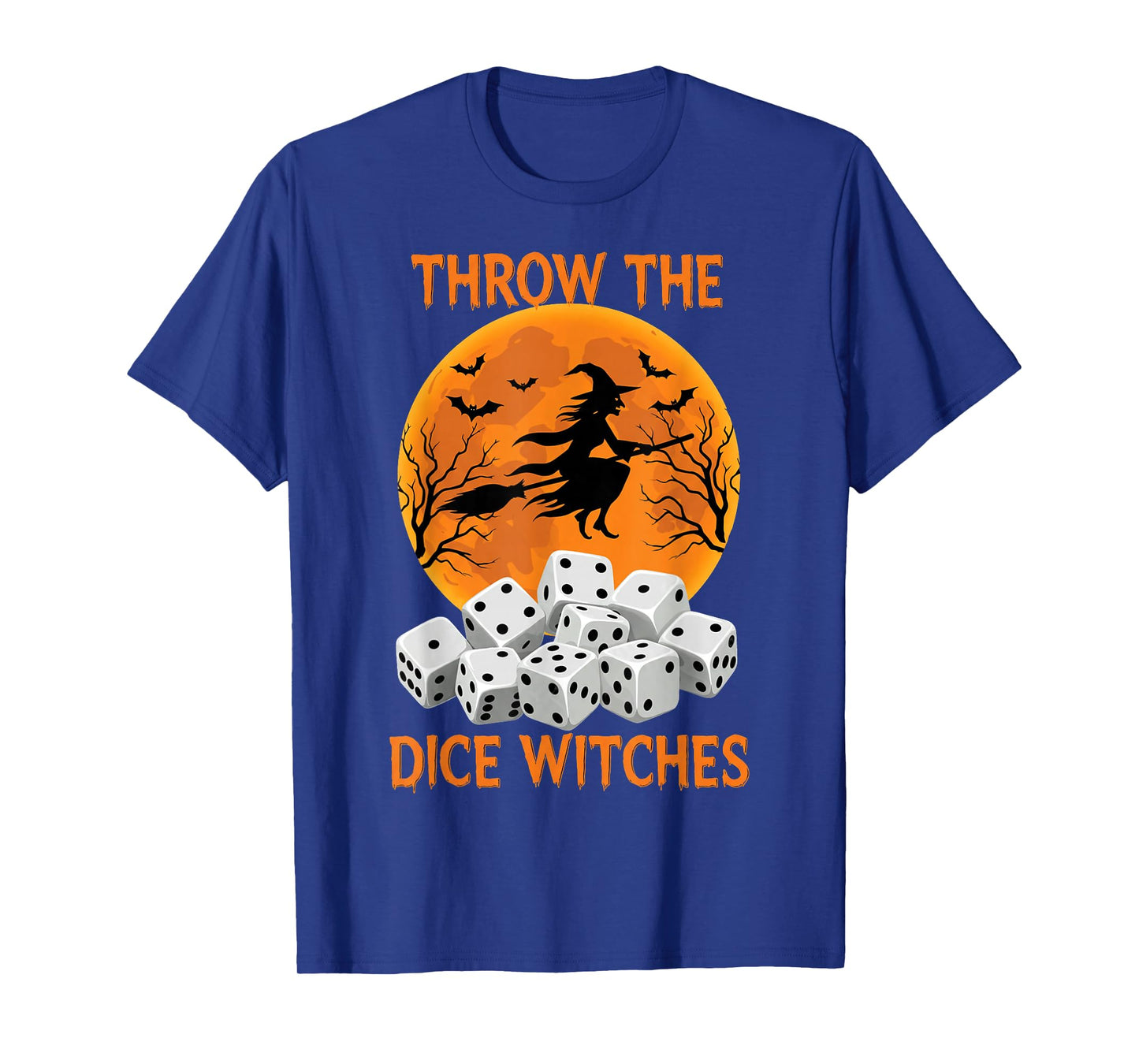 Halloween Bunco Throw The Dice Witches Bunco Dice Game Women T-Shirt