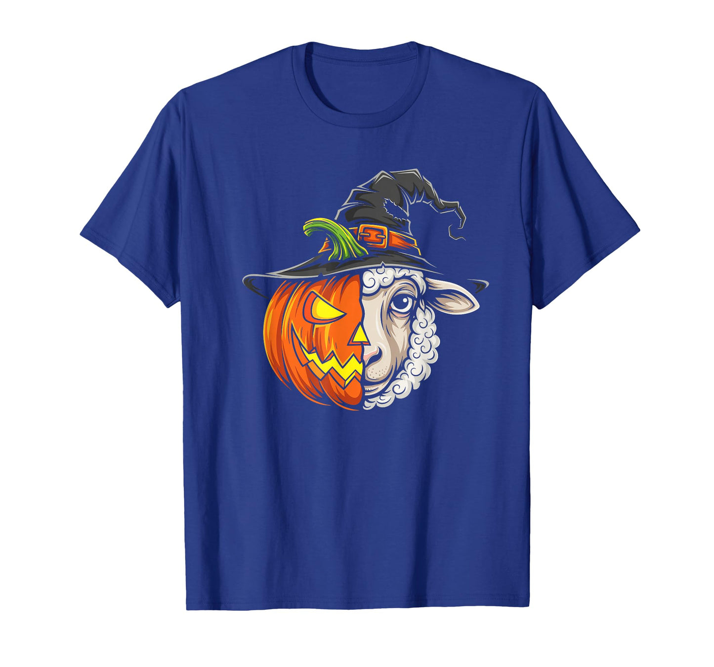 Sheep Pumpkin Jack O Lantern Halloween Kids Mens Womens T-Shirt