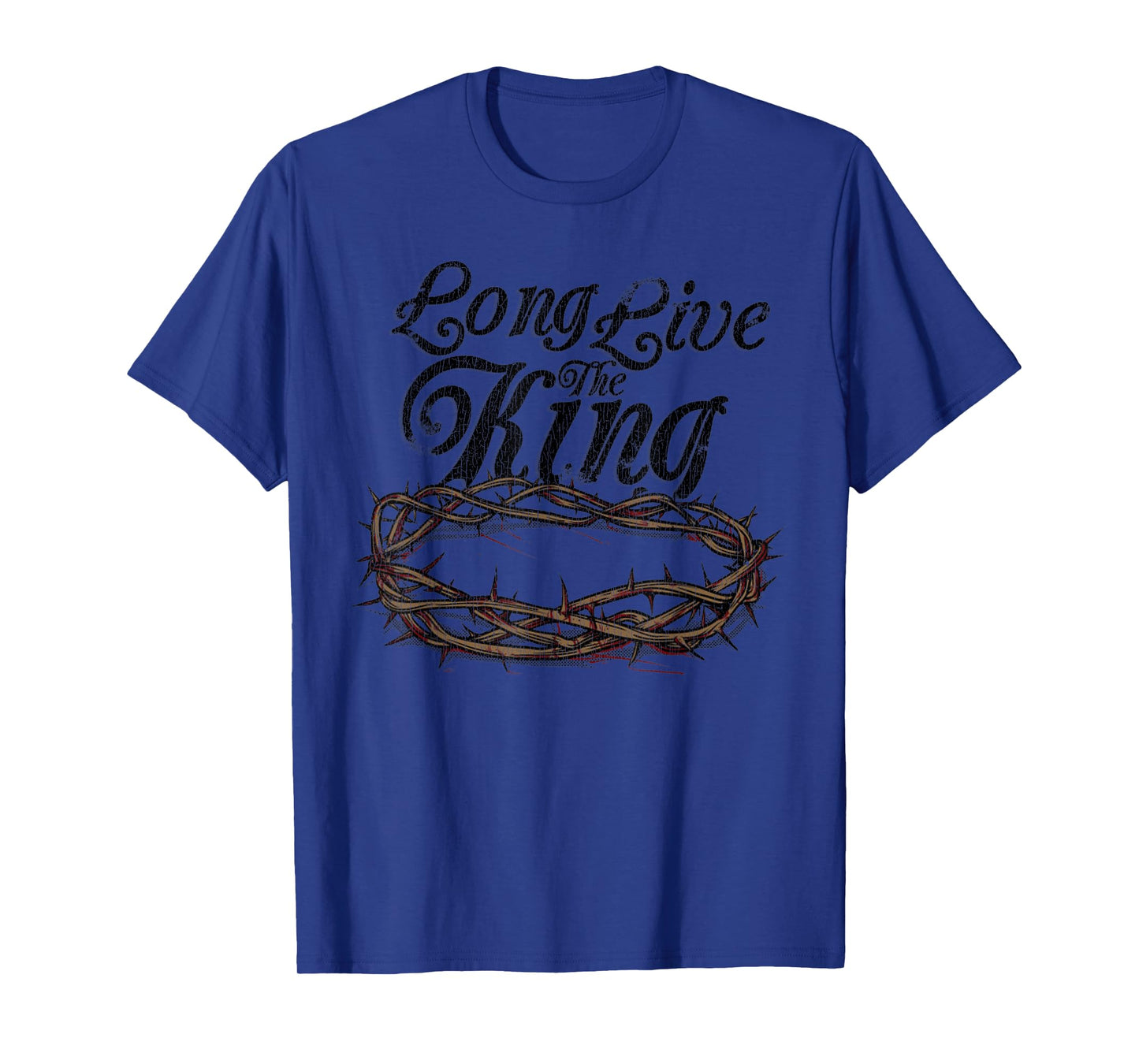 Vintage Long Live The King Jesus Christ T-Shirt